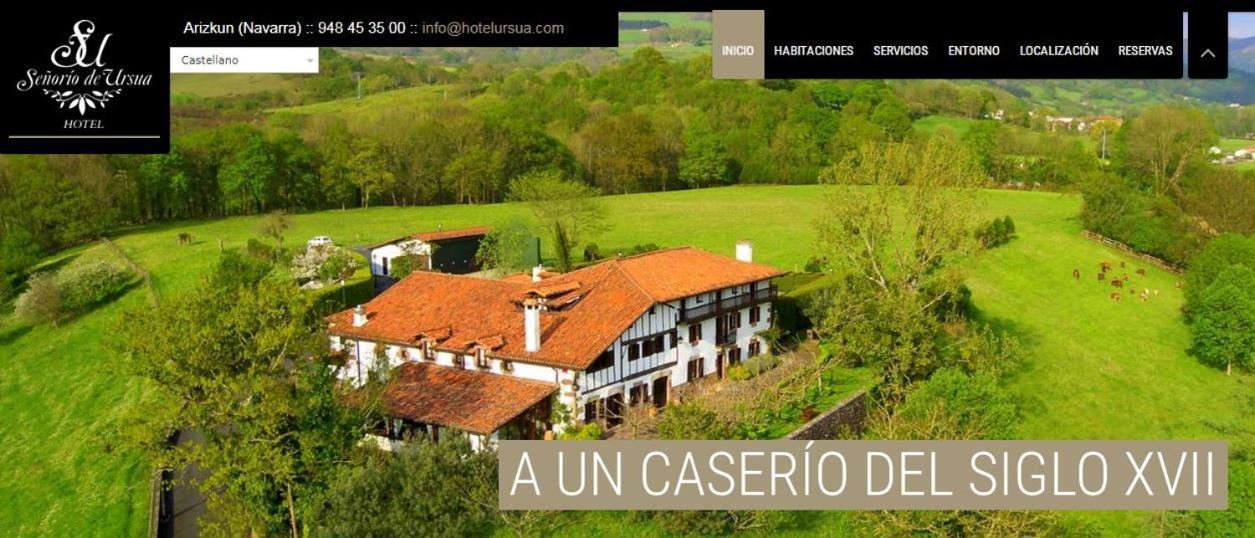 Hotel Senorio De Ursua Arizcun Exteriér fotografie